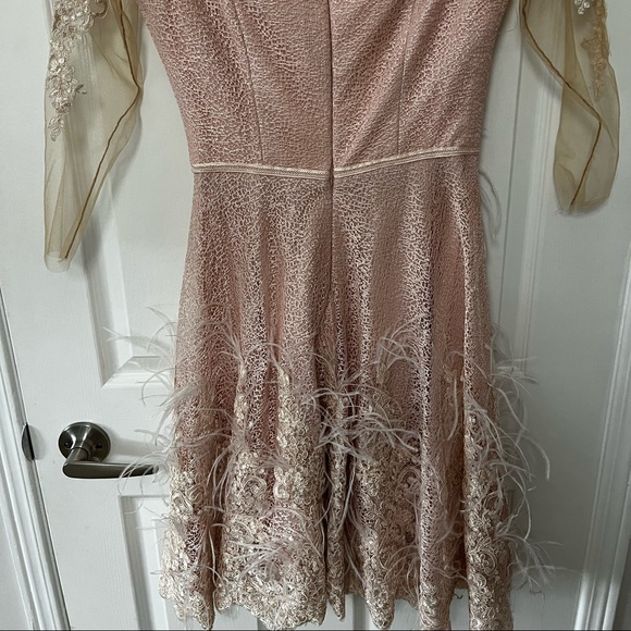 Pink midi prom dress - Picture 3 of 4